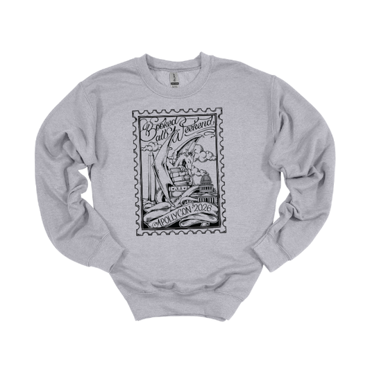 SPORT GRAY SWEATSHIRT - ApollyCon 2026 (On-Site Pickup ONLY)